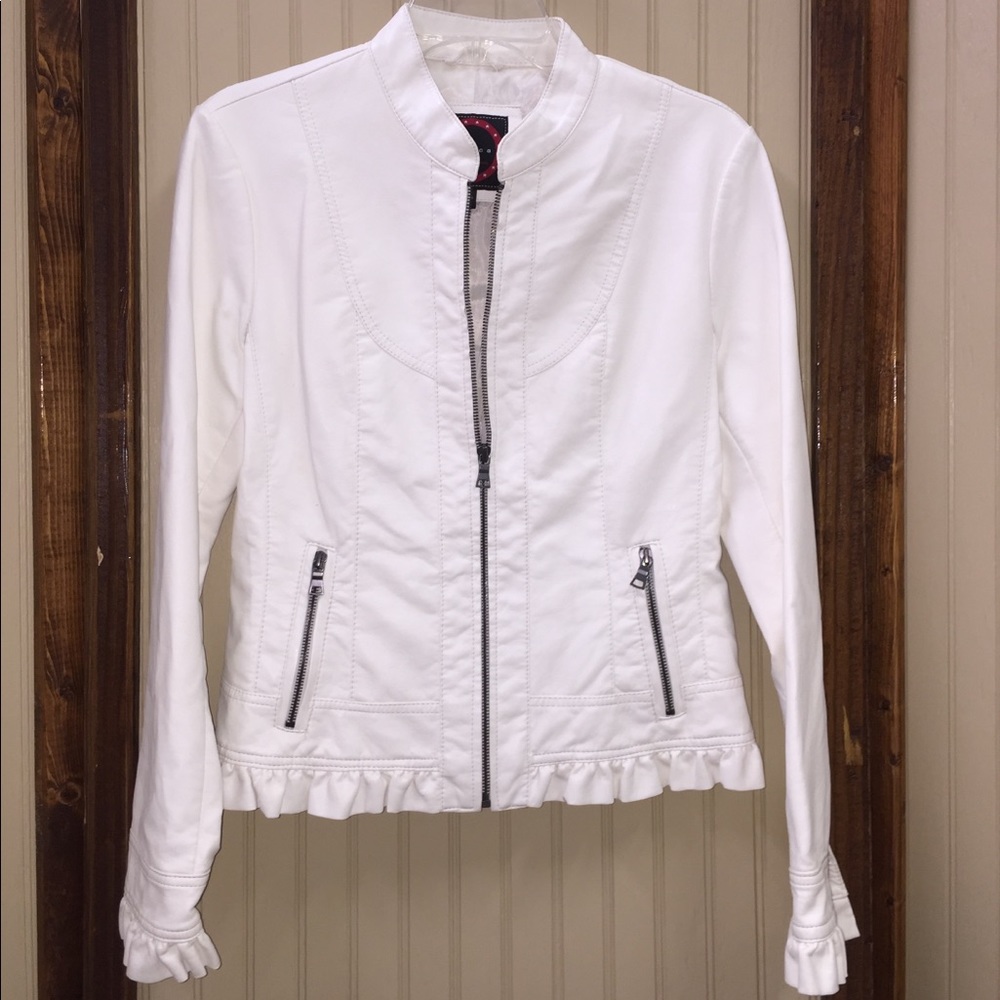 Leather Look Jacket by Giacca